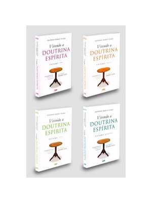 Coleção Vivendo a Doutrina Espírita (Com 4 Livros)