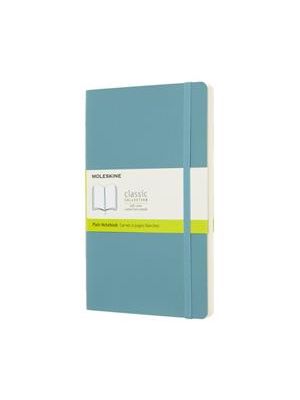 Caderno Classico Grande, sem Pauta, Capa Flexivel, Azul Coral