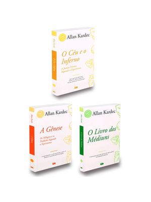 Kit o Livro do Médiuns + a Gênese + o Céu e o Inferno