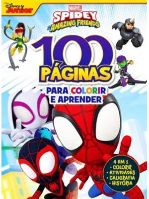 Marvel - 100 Paginas para Colorir - Spidey Friends