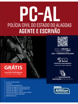 Pc-Al - Polícia Civil do Estado do Alagoas - Agente e Escrivão