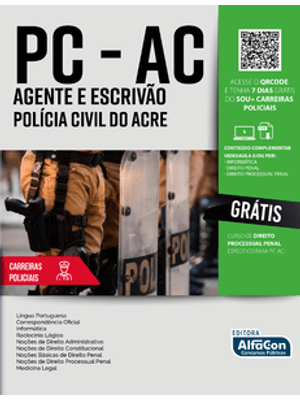 Pc-Ac - Agente e Escrivão Polícia Civil do Acre