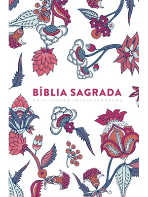 Bíblia Nvt Letra Grande - Indian Flowers Branca: Capa Soft Touch