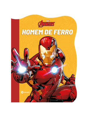 Livro Recortado Marvel Homem de Ferro