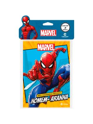 Solapa com 8 Livros Marvel