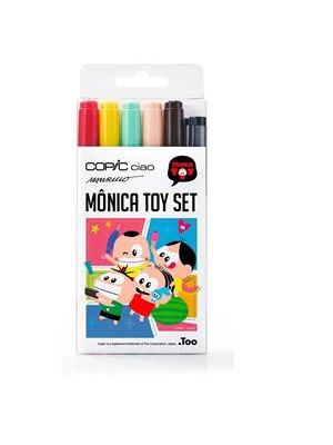 Marcador Copic Ciao Est C/5 + 1 Multiliner Mônica (10053528 )