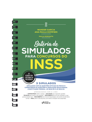 Bateria de Simulados para Concursos do Inss - 1ª Ed - 2022