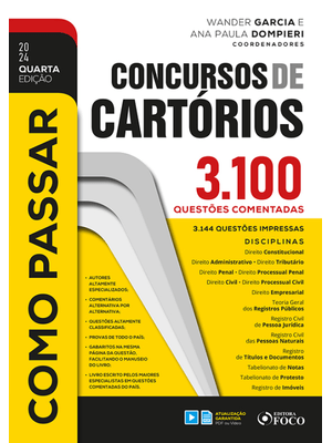 Como Passar em Concursos de Cartórios - 4ª Ed - 2024
