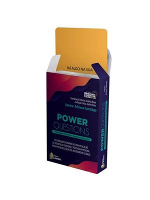 Jogo Power Questions Card - Psicologia Positiva e Terapia do Esquema