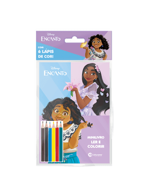 Solapa Pop Minilivro Ler e Colorir com Lápis - Encanto