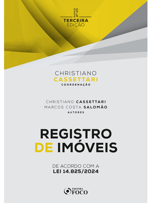Registro de Imóveis - 3ª Ed - 2024