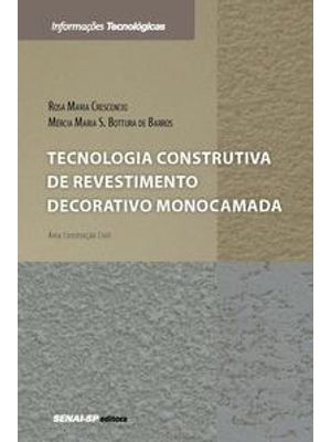 Tecnologia Construtiva de Revestimento Decorativo Monocamada