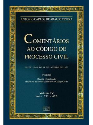 Comentarios Ao Codigo de Processo Civil - Lei N.º 5.869, de 11 de Janeiro de 1973
