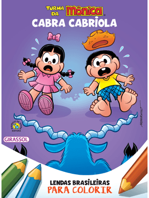 Turma da Mônica - Lendas Brasileiras para Colorir - Cabra Cabriola