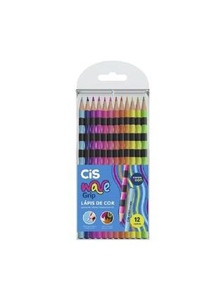 Lápis de Cor Wave Grip 12 Cores - 5.7903