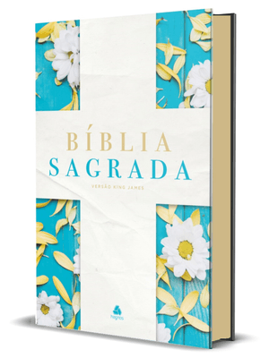 Bíblia Sagrada King James - Margarida: Capa Dura