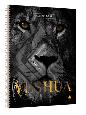 Caderno de Fé - Leão Yeshua: Universitário Capa Dura Espiral