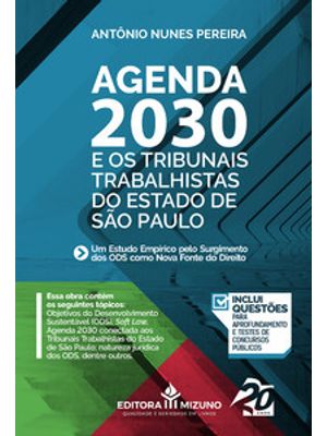 Agenda 2030 e os Tribunais Trabalhistas do Estado de São Paulo: Um Estudo Empírico pelo Surgimento D