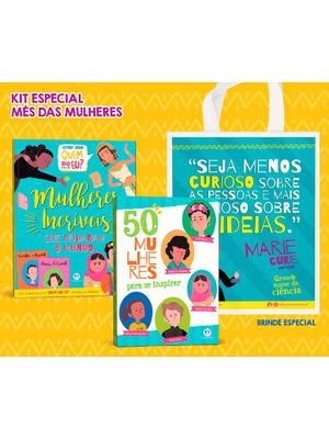 50 Mulheres para Se Inspirar com Ecobag, Livro e Jogo: com Ecobag, Livro e Jogo