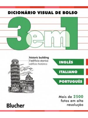 Dicionário Visual de Bolso - 3 em 1: Italiano/Inglês/Português