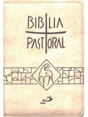 Bíblia Pastoral - Bolso - Zíper: Creme