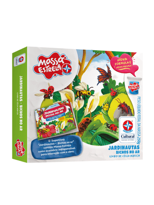 Jardinautas: Bichos no Ar - Massa Estrela - Superlivro Interativo com Massinha, Faquinha e Cenário