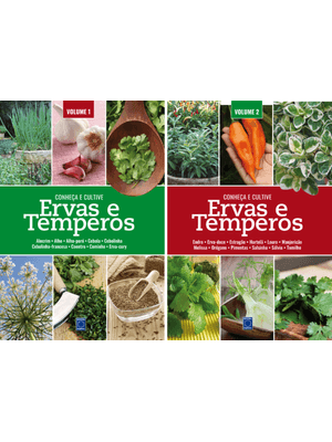 Ervas e Temperos: Conheça e Cultive (Coleção - 2 Volumes)