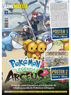 Pokémon Legends Arceus - Superpôster Game Master