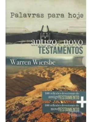 Caixa Palavras para Hoje: 100 Reflexões Devocionais do Antigo Testamento + 100 100 Reflexões Devocio