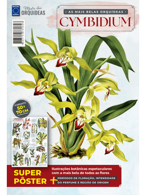 As Mais Belas Orquídeas Cymbidium - Pôster Mestre das Orquídeas