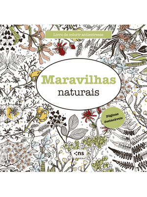 Livro de Colorir Antiestresse Maravilhas Naturais