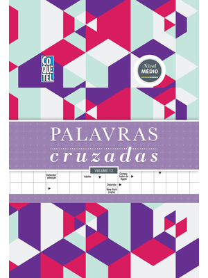 Livro Coquetel Espiral Palavras Cruzadas Médio 12