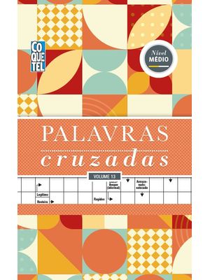 Livro Coquetel Espiral Palavras Cruzadas Médio 13