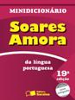 Minidicionario Soares Amora da Lingua Portuguesa
