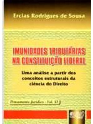 Imunidades Tributarias na Constituição Federal - Pensamento Juridico