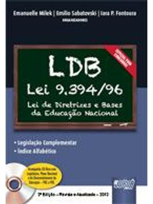Ldb - Lei 9.394/96 - Diretrizes e Bases da Educação Nacional