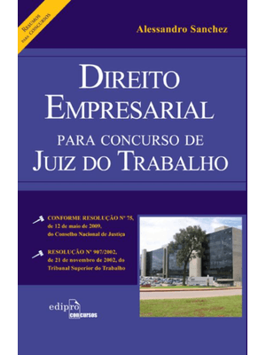 Direito Empresarial para Concurso de Juiz do Trabalho: Resumo