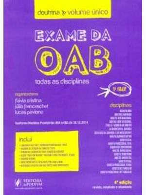 Exame da Oab - 1º Fase