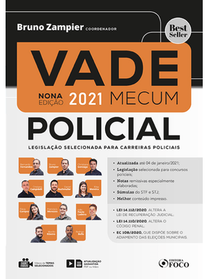 Vade Mecum Policial - Legislação Selecionada para Carreiras Policiais - 9ª Ed - 1º sem 2021