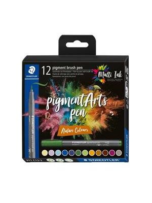 Caneta Pigment Brush Pen Kit Nature 12 Cores - 371 C12-3 10