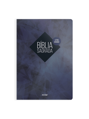 Bíblia Nvi - Letra Grande - Brochura - Celeste: Bíblia Evangelize