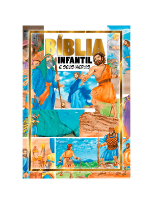 Bíblia Infantil e Seus Heróis - Capa Brochura Impressa