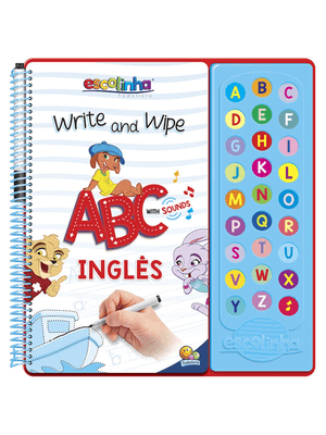 Escute e Aprenda! Escreva e Apague Abc com Sons (Inglês) (Escolinha Todolivro)