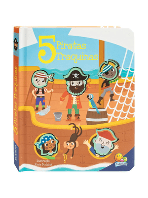 Amiguinhos de Silicone - Toque e Sinta: 5 Piratas Traquinas