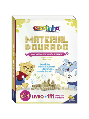 Com Matemática Também Se Brinca: Material Dourado (Escolinha Todolivro)