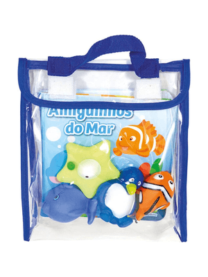 Diversão no Banho! Amiguinhos do Mar