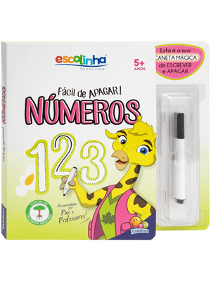 Fácil de Apagar: Números (Escolinha Todolivro)