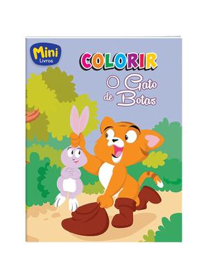 Mini - Colorir: Gato de Botas, o