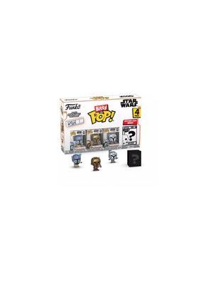 Funko Star Wars Bitty Pop Mini-Figure 4-Pack - The Mandalorian With Pistol - 910766