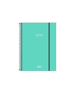 Caderno Cpp Univ Neon Turquesa 10M 160F